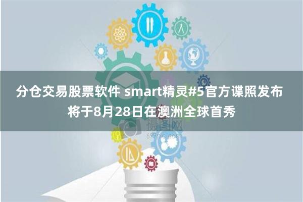 分仓交易股票软件 smart精灵#5官方谍照发布 将于8月28日在澳洲全球首秀